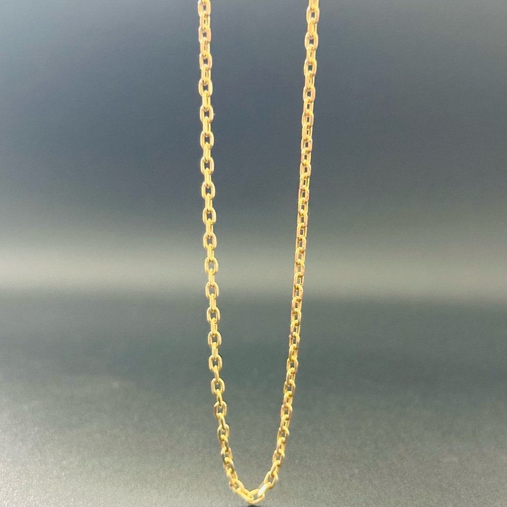 20”  2.5 mm Real 14K Solid Gold Forzentina Chain Necklace - Picture 9 of 17